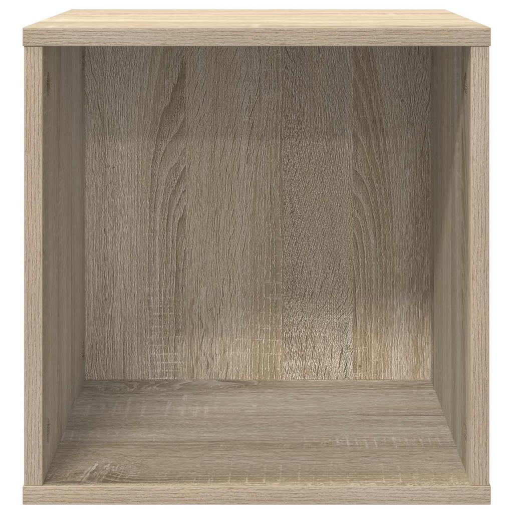 Vinyl Album Box 2 Pcs. Sonoma Oak 37 X 36.5 X 38 Cm