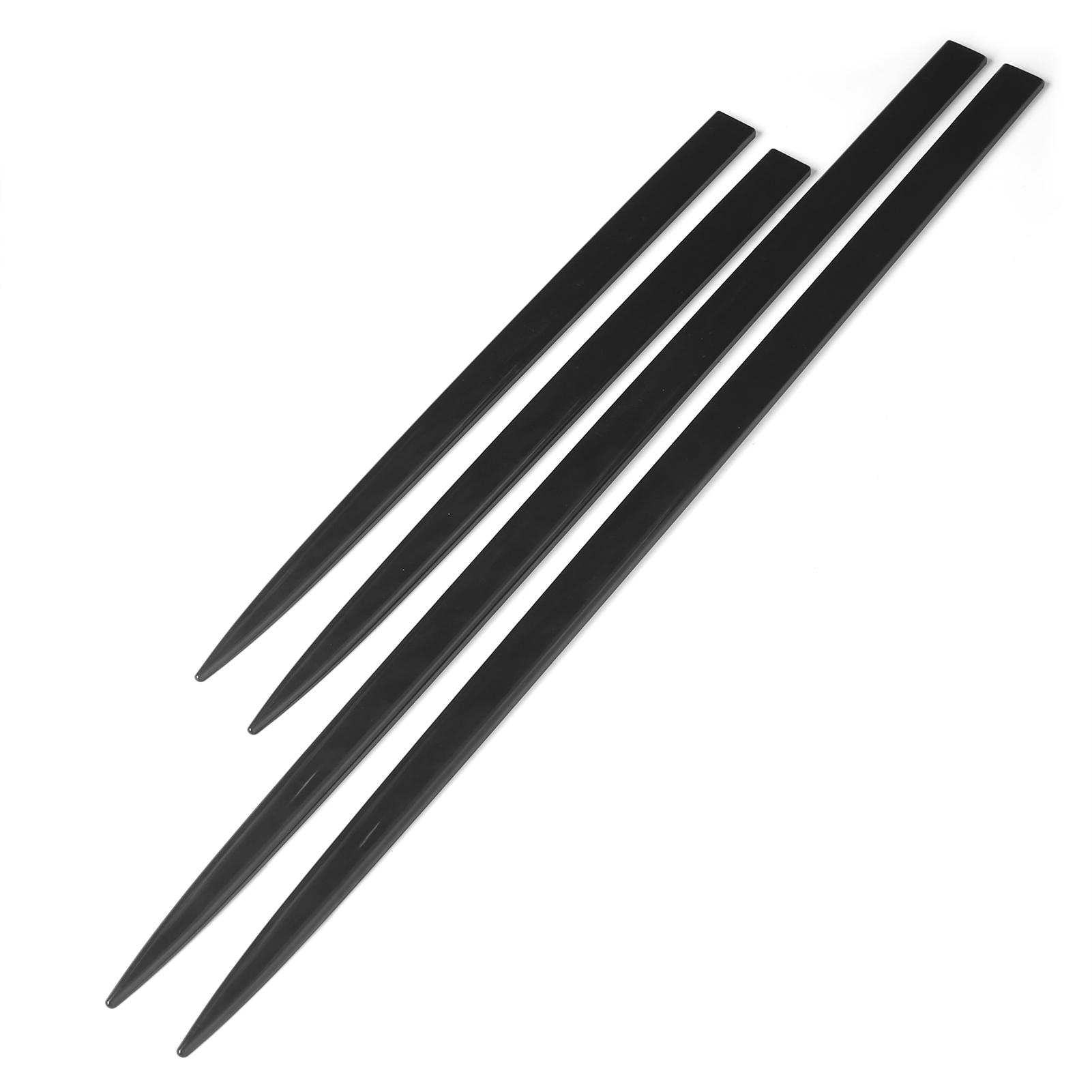 

4PCS Body Side Trim Waterproof Bright Black Universal Door Protector Auto Modification