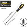Conjunto de Chaves de Fenda Magnéticas de Grau Industrial - Phillips e Fenda