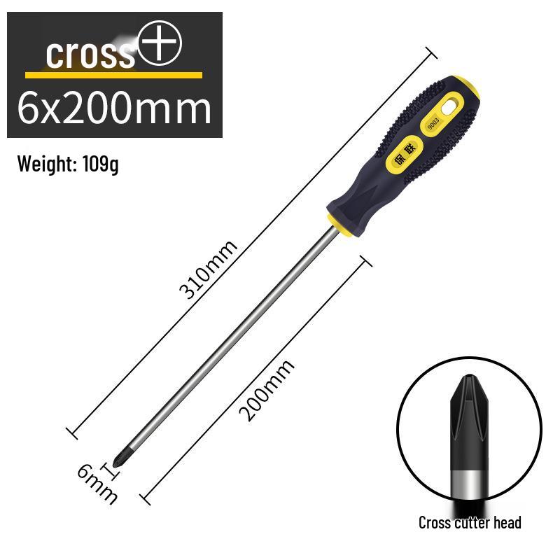 Conjunto de Chaves de Fenda Magnéticas de Grau Industrial - Phillips e Fenda