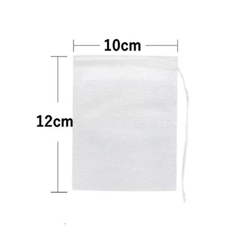 300/50PCS Disposable Tea Filter Bags Non-woven Fabric Tea Bag with Drawstring Kitchen Filter Paper for Coffee Herb Loose Tea
