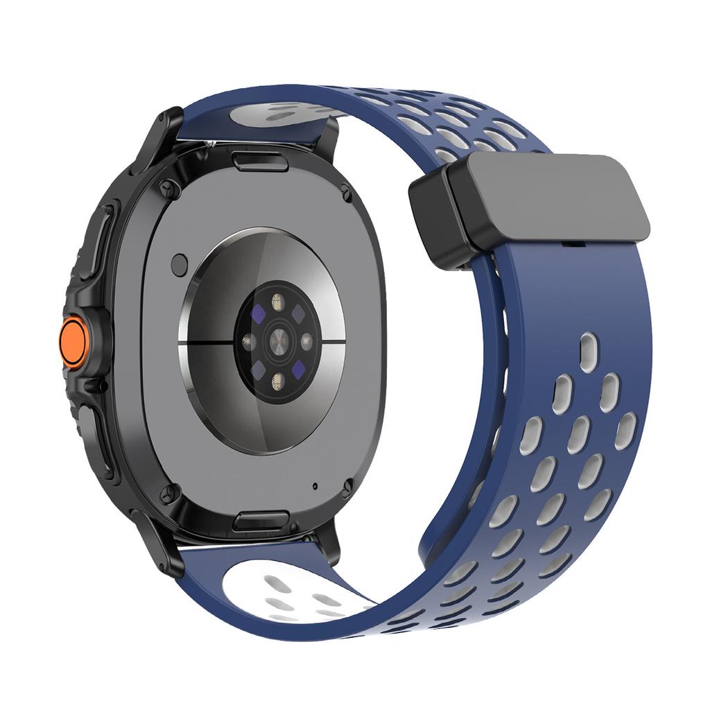 Magnetický řemínek pro Samsung Galaxy Watch 8 Classic 46mm Silikonový Sportovní Prodyšný Correa Náramek Galaxy Watch 8 44mm 40mm Řemínek
