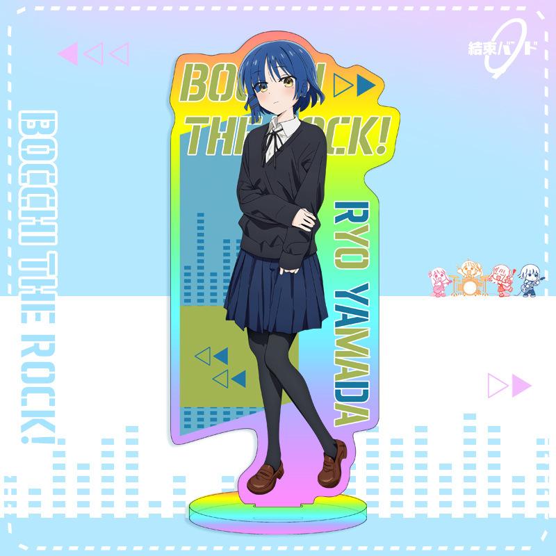 Rainbow Laser Bocchi The Rock Anime Stojan Akrylová figurka Yamada Ryō Kita Ikuyo Gotō Hitori Ijichi Nijika Stojací talíř