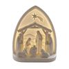 Desktop Ornaments Holy Family Sculpture Resin Christmas Manger Statue  Window Sill