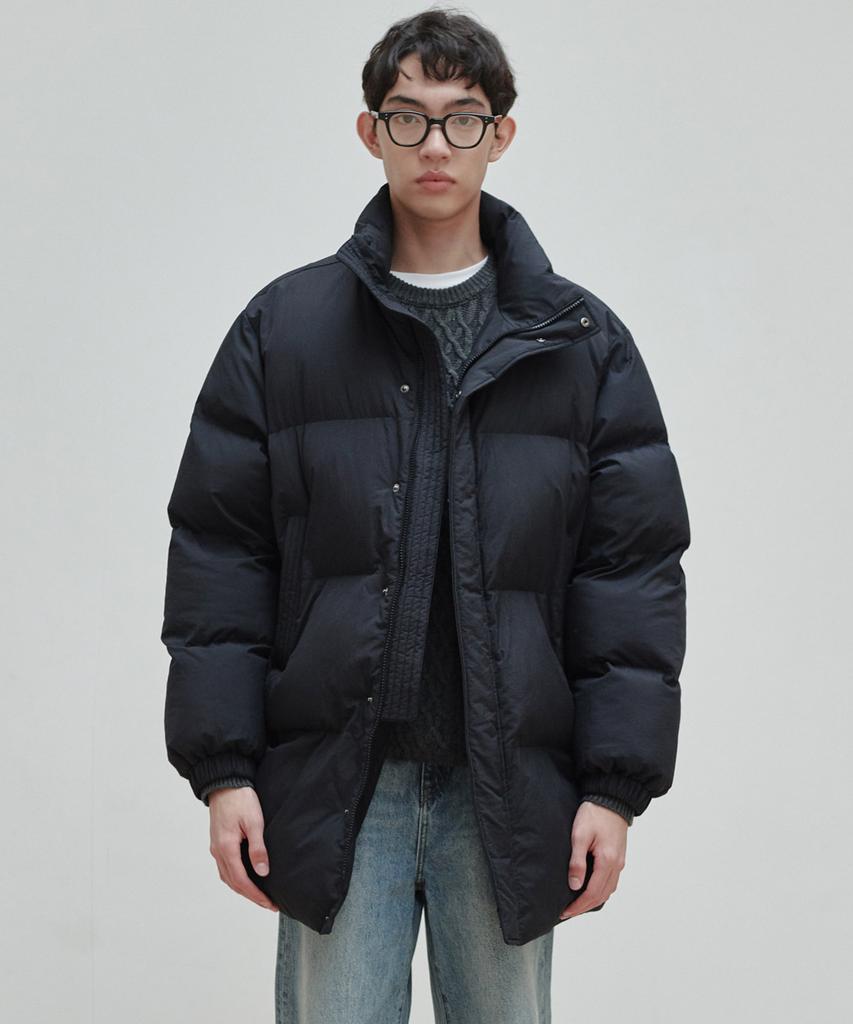 Plac Bold Mid-Length Padded Jumper Black