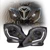 DOT E24 ATV LED Headlight For Yamaha Raptor 700 700R YFZ450 R X Wolverine 450 350 Turn Signal Light 06-22 DRL Adjustable Headlig