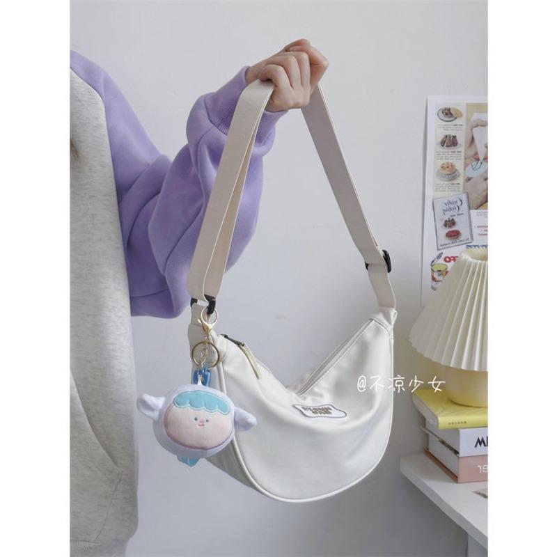 Macaron simple mobile phone small bag women's small fresh niche dumpling bag girl messenger bag