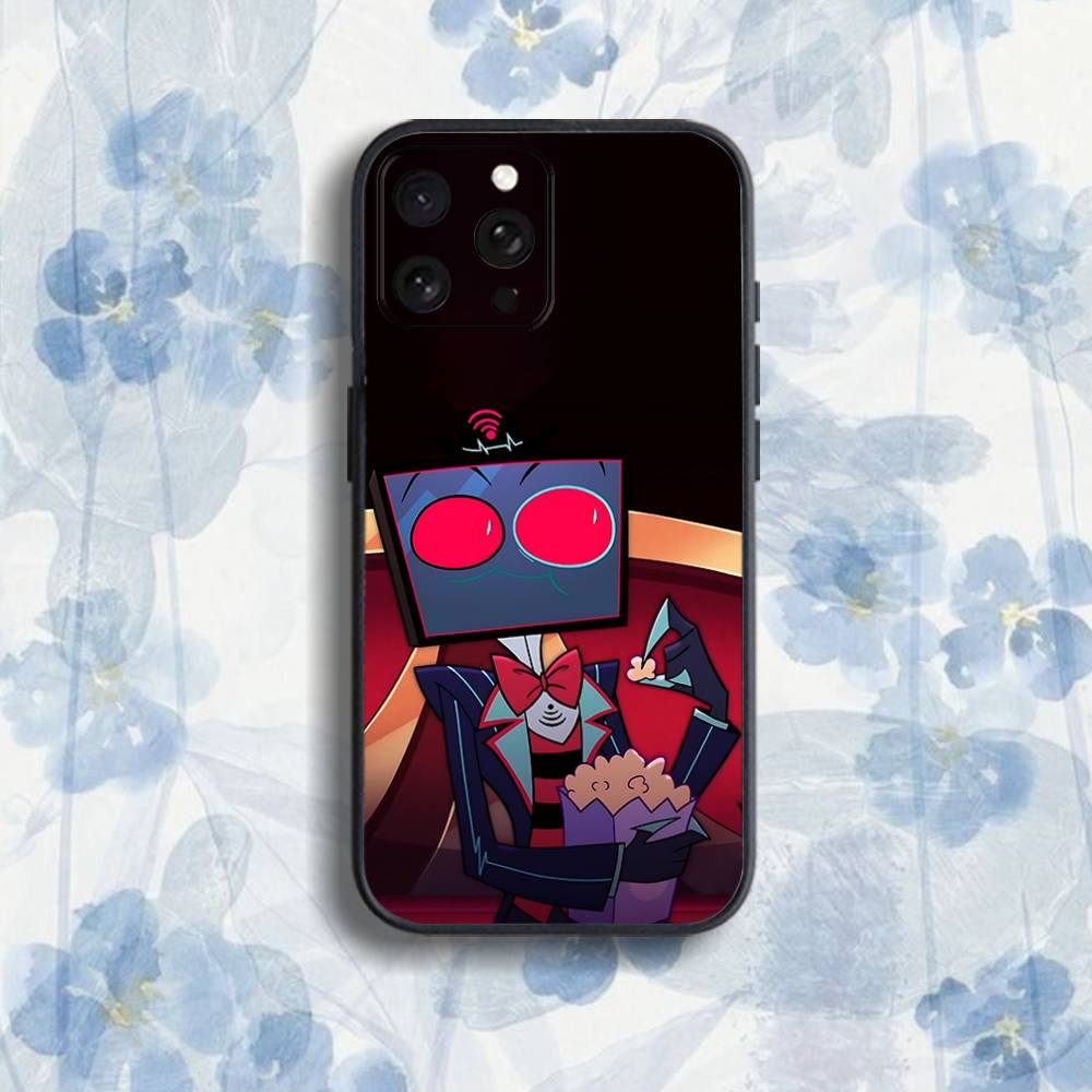 

H-Hazbin Hotel V-Vox COOL Phone Case For iPhone 11,15,16,14,13,17,12,Pro,SE4,Plus,E,Max,Air,Mini Black Cover iPhone16promax