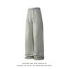 Micro-boot Jeans for Men 2025 New Autumn Retro Washed Pants Hong Kong Style Loose Straight Workwear Casual Pants