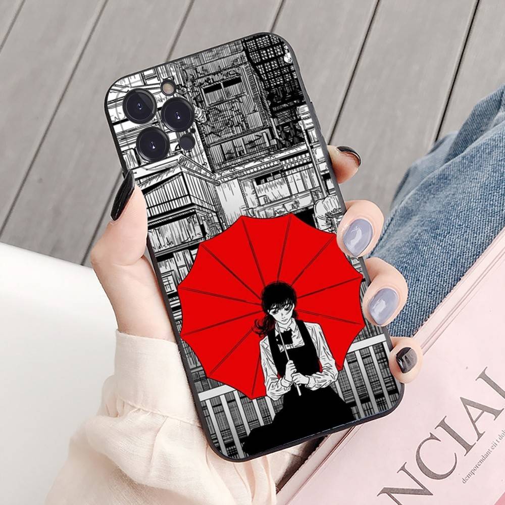 Amine Girl Mitaka Asa Chainsaw Man Phone Case For IPhone 16 15 8 7 6 6S Plus X SE XR XS 14 11 12 13 Mini Pro Max Mobile Case