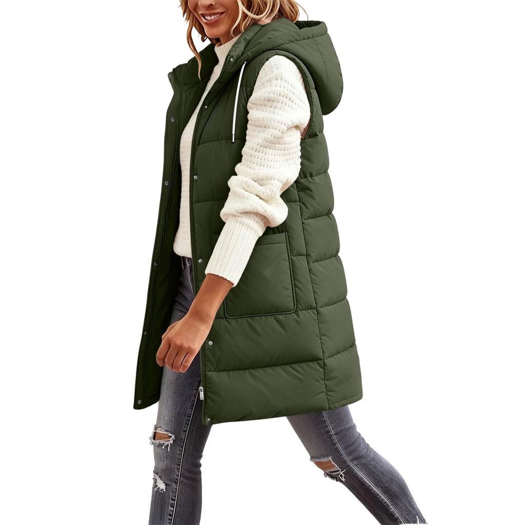 Warme Plüschweste für Damen für den Winter