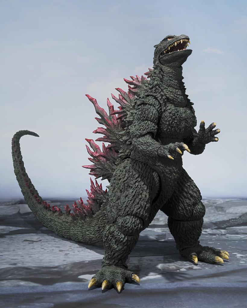TAMASHII NATIONS MonsterArts Godzilla G Annihilation Strategy Godzilla Omtrent 160mm PVC ABS Malt Bevegelig Figur S.H. vs. Megaguirus (2000)