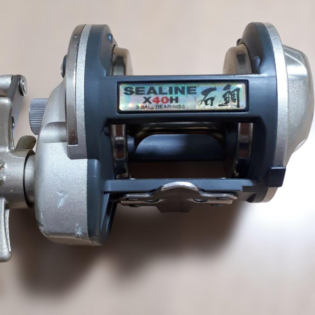 Used DAIWA SEALINE X40H bait reel stone sea bream junk item