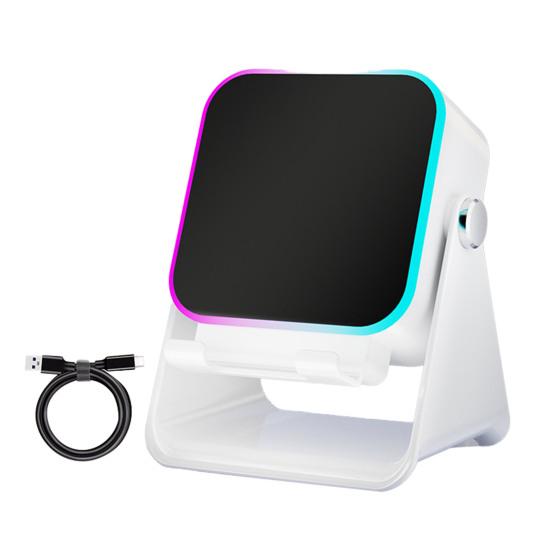 Yousheng 5-in-1 Auto-Sensing Bluetooth-compatible Speaker with Adjustable Phone Holder High-fidelity Stereo Speaker for IPhone Ambient Light Speaker