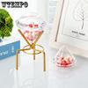 WTEMPO Clear Plastic Storage Boxes for Bridal Showers Baby Showers DIY Mini Container Display Boxes DIY Handmade Gifts Storage Boxes Wedding Supplies