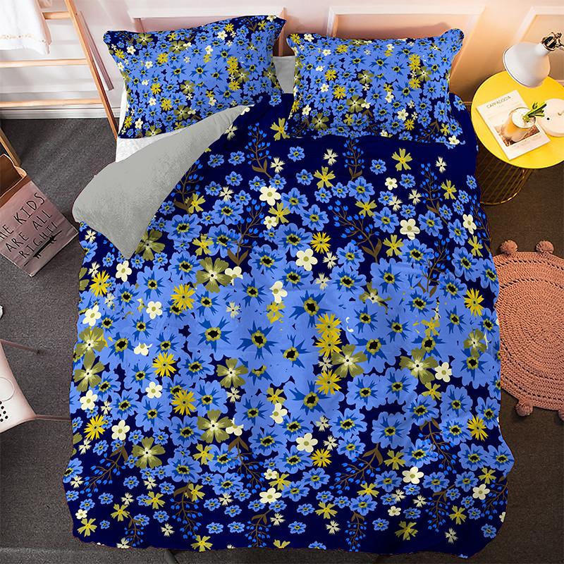 Цветочный узор пододеяльник комплект наволочек постельное белье комплекты Twin/Queen/King — фото 13