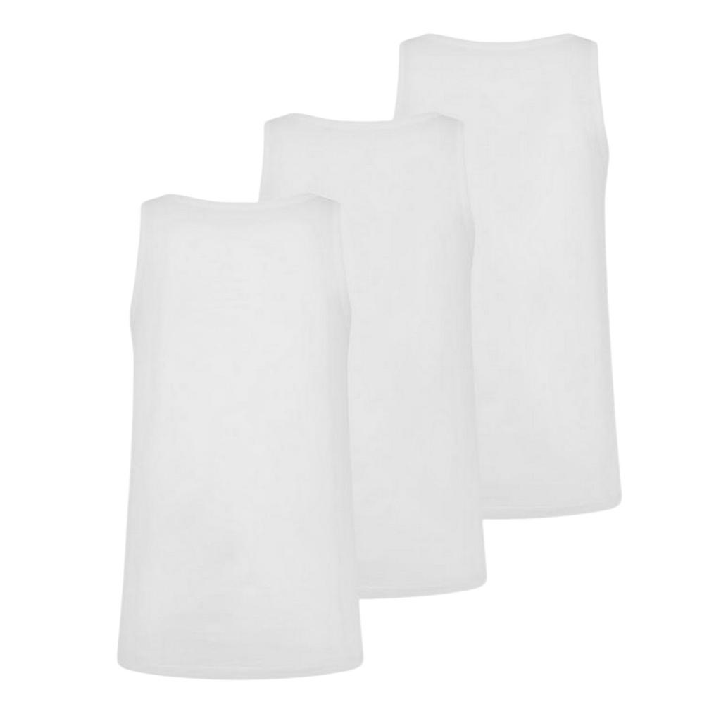 Boss Mens Hbw Premium Cotton Tank Top (Pack of 3)