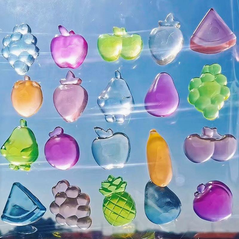 Mini Squishy Grape Squeeze Toy Cute Mini Cherry/Apple/Banana Stress Easing Sensory Fidget Toy Squishy Mochi Asmr Fun Party Gift