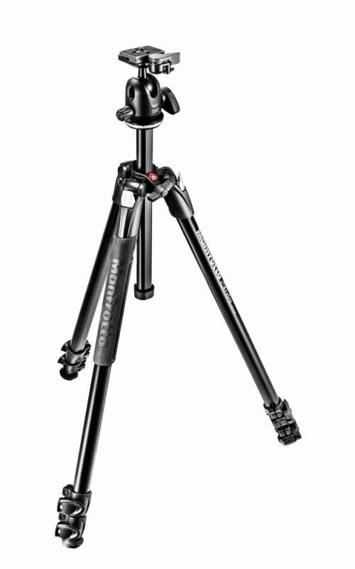 Manfrotto mk290xta3-bh-Stativ mit Kugelkopf, Schwarz - Bild 6