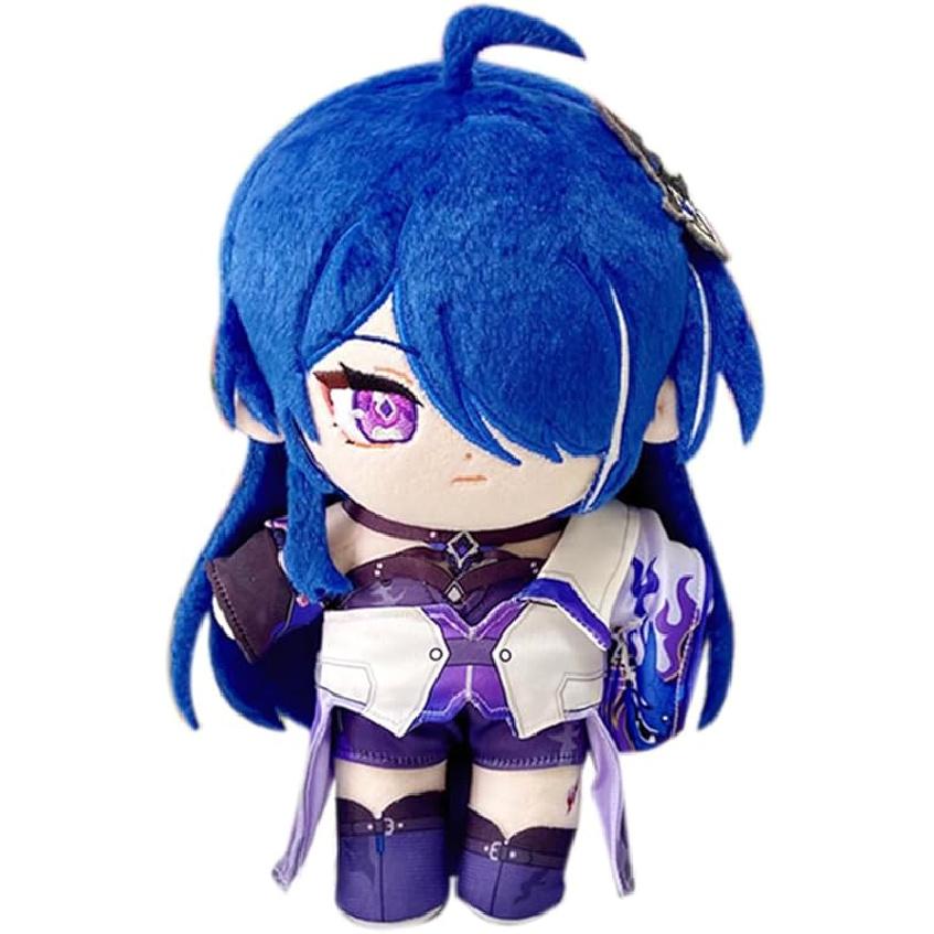 CALEMBOU Аниме Плюшевая Кукла Переодевалка Милая Чиби Фигурка Плюшевые Игрушки 20см Мягкие Куклы из Китайского Хлопка Коллекционный Подарок для Поклонников Honkai Star Rail (Кукла Кафки) Acheron