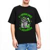 If I Shenan Once Ill Shenanigan St Patricks Day Raccoon T Shirt for Men 100 Cotton Funny TShirts Short Sleeve Tops Gift Idea