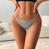 Ladies Spring and Summer Sexy Temptation Cotton Comfortable Breathable Hip Low Waist Thong Underwear