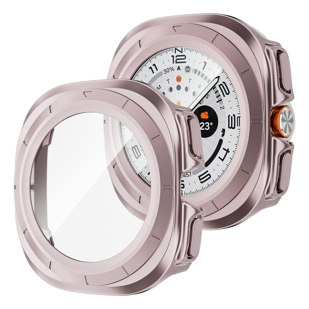 Etui do Samsung Galaxy Watch Ultra 47mm akcesoria Szkło hartowane ochrona ekranu Twardy zderzak PC Galaxy Watch 7 8 ultra Pokrowiec