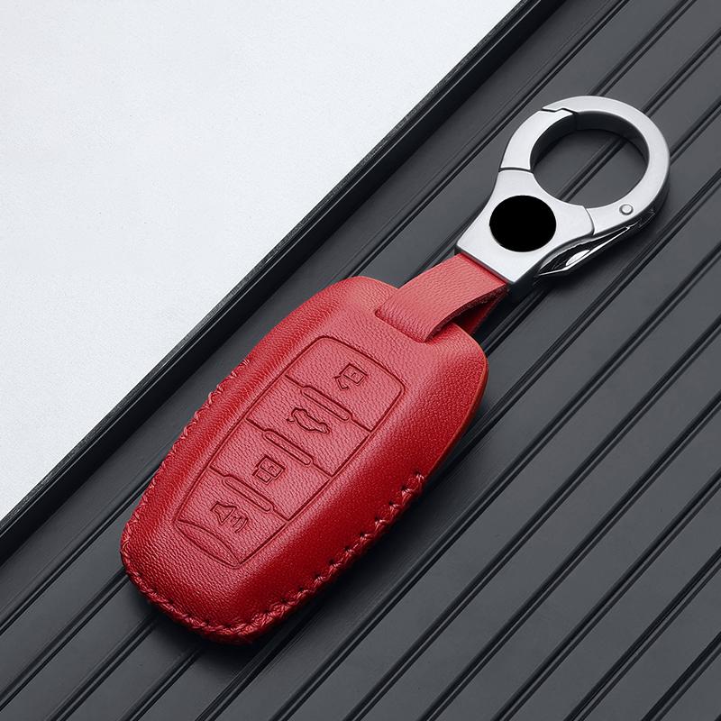 Leather Car Key Case Remote Cover Shell Holder Prorector Fob For GWM Haval New H6 HEV PHEV Jolion S Dargo H9 H2 Hover F7x 2025