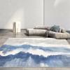 Nordic Abstract Carpet Living Room Rendering Decoration Sofa Blue Large Area Rugs Outdoor Active Non-slip Mat Customizable