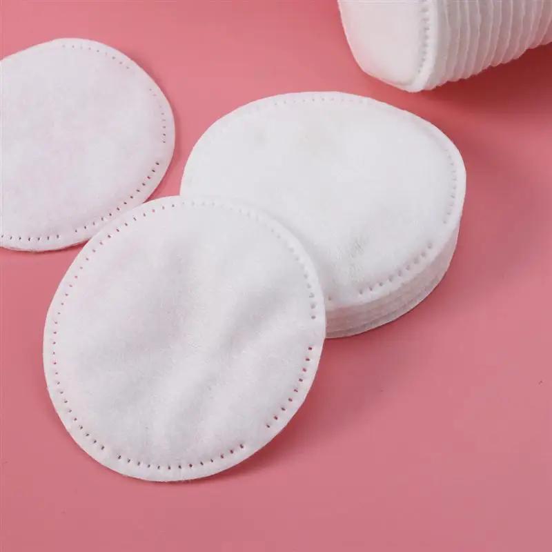 Round Cotton Makeup Pads, 3-LayerThick, 200/300/500PCS  Pieces Disposable Cosmetic Wipes Nail Art Cleaning Round Pads