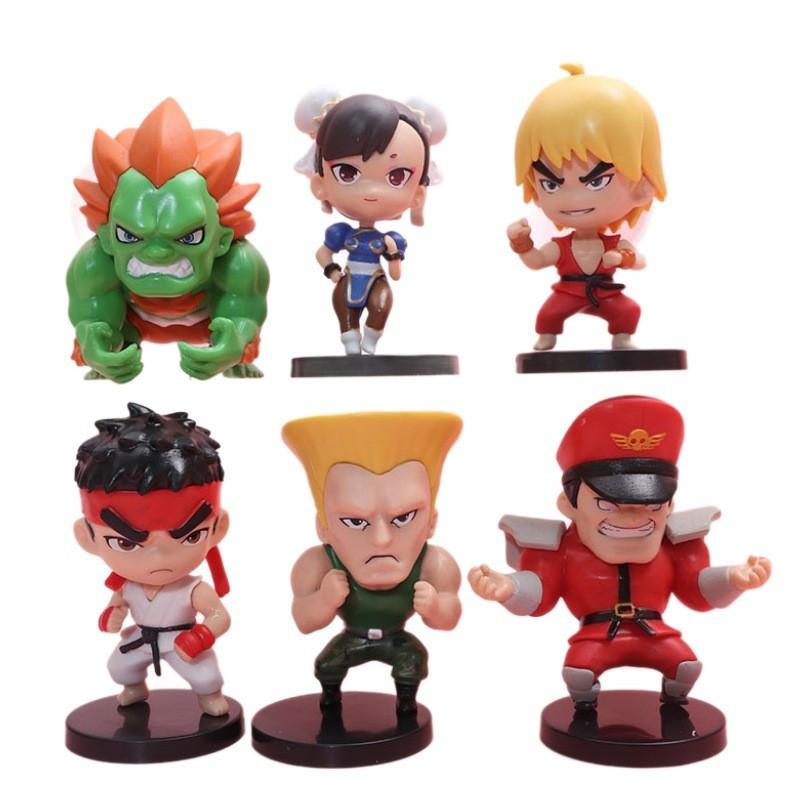 Street Fighter Pvc Figurine Set With Collectible Chunli And Ryu For Gaming Enthusiasts