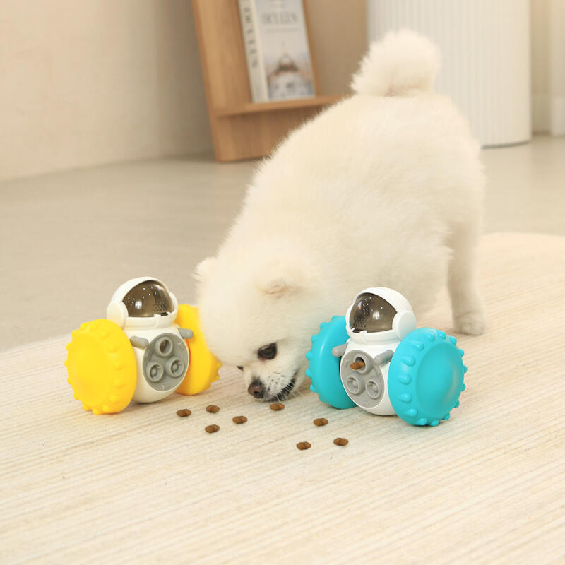 

Dog Toy Nosework Moving Snack Ball (Yellow) Moving Dog Toy LPT-NB02