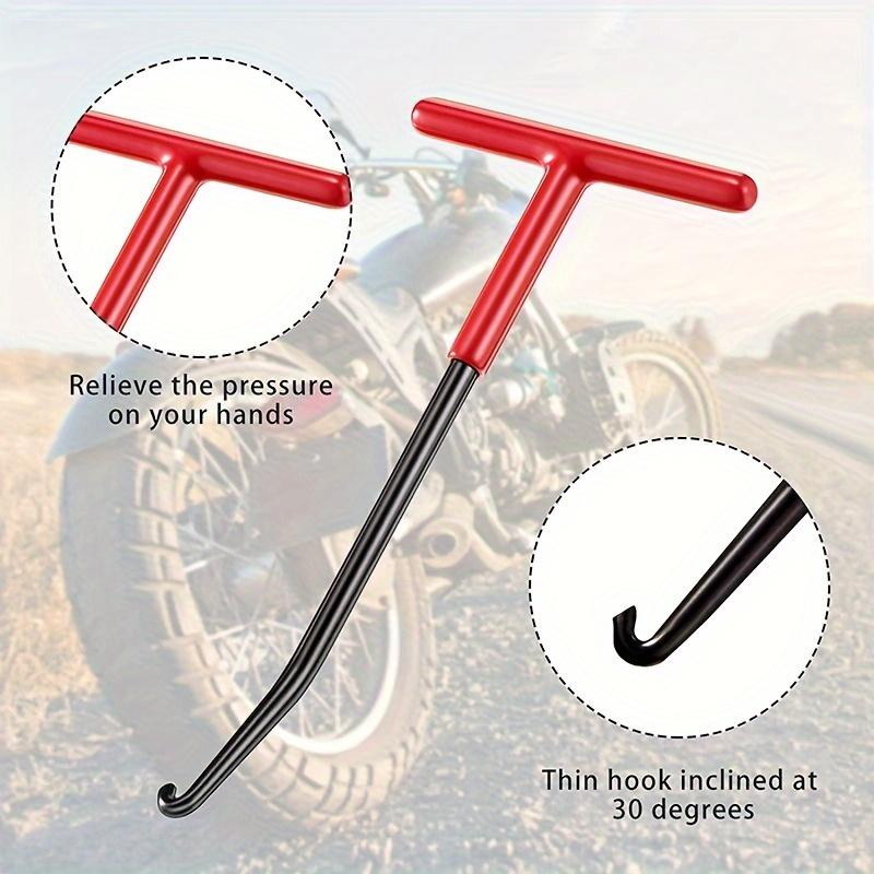 Motorcycle Exhaust Pipe Spring Puller / T-Type Hook / Removal and Installation Tool / Automotive Repair Tool