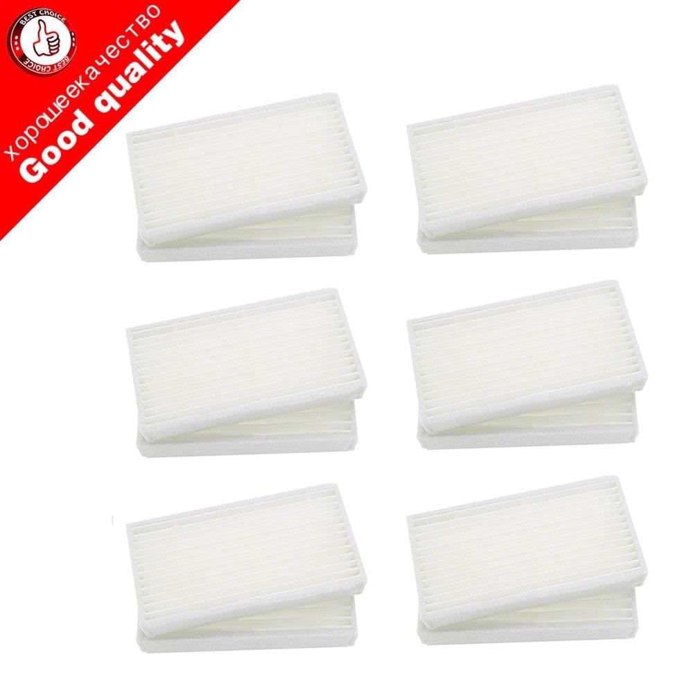 12pcs HEPA Filter for iLife V5 V3+ V5PRO for ECOVACS CR130 cr120 CEN540 CEN250 ML009 CHUWI V3 Vacuum Cleaner accessories Parts