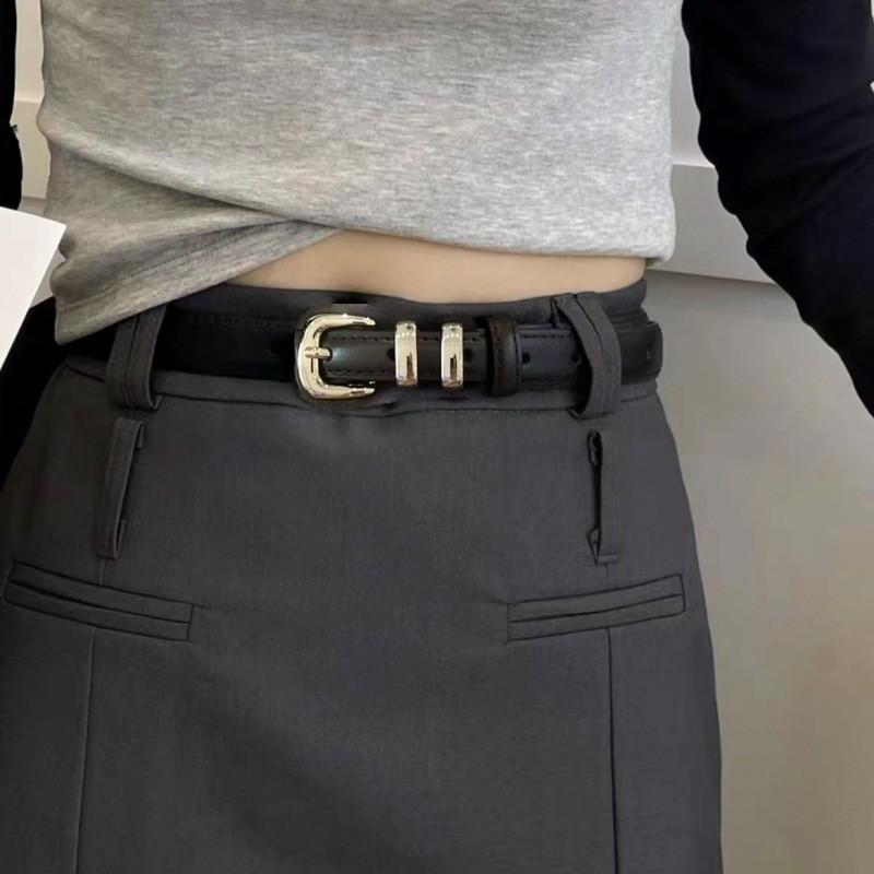 Classic Elegant Womens Waist Belt With Metal Buckle For Trendy Looks In Any Season