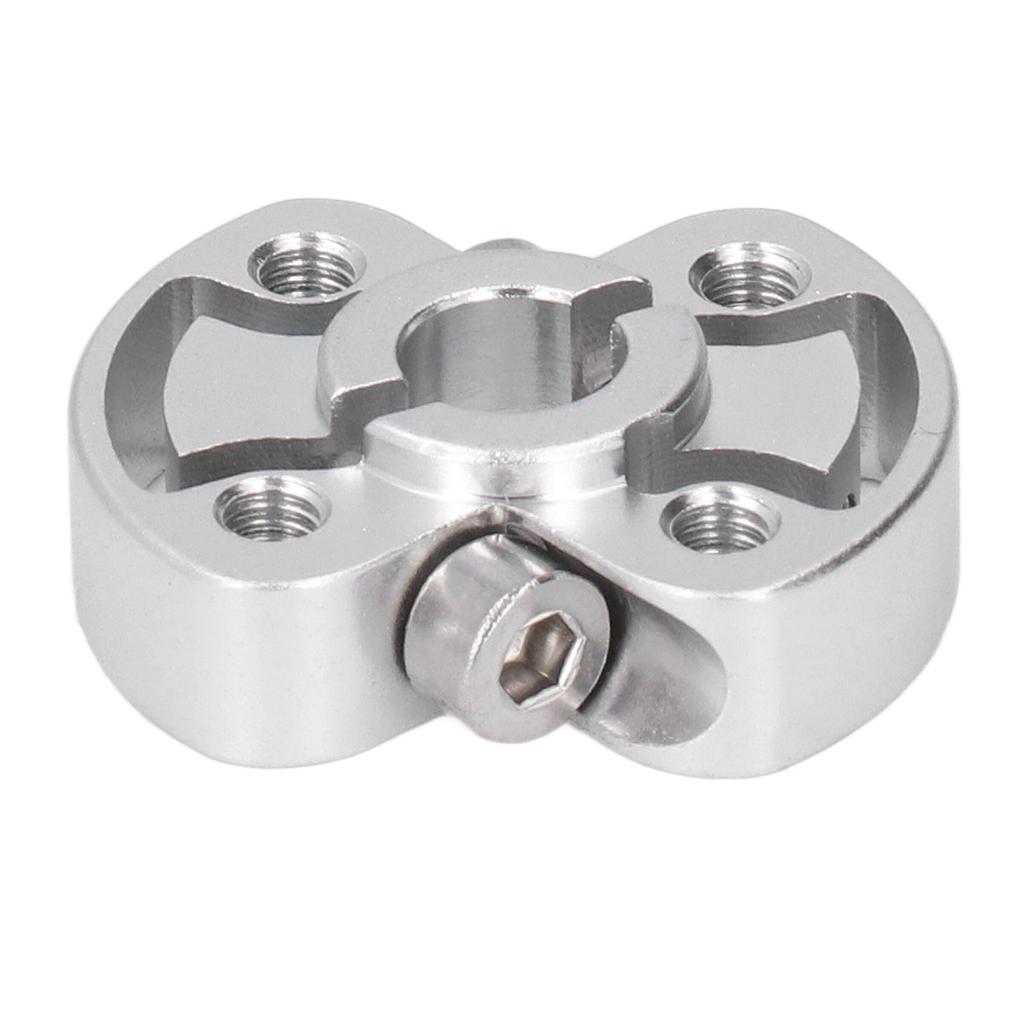 Clamping Collar Aluminum Alloy Round Universal Hole High Speed Shaft Clamp 8mm Center Holes