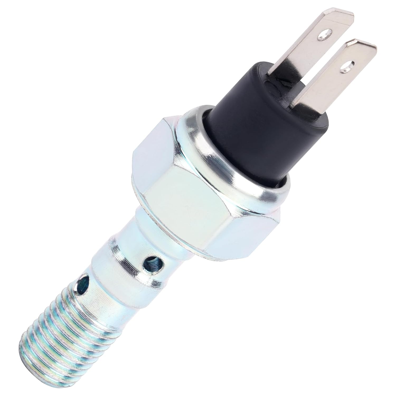 AHL Brake Pressure Switch, Push Button, Pressure Actuator, Automatic Operation, Silver