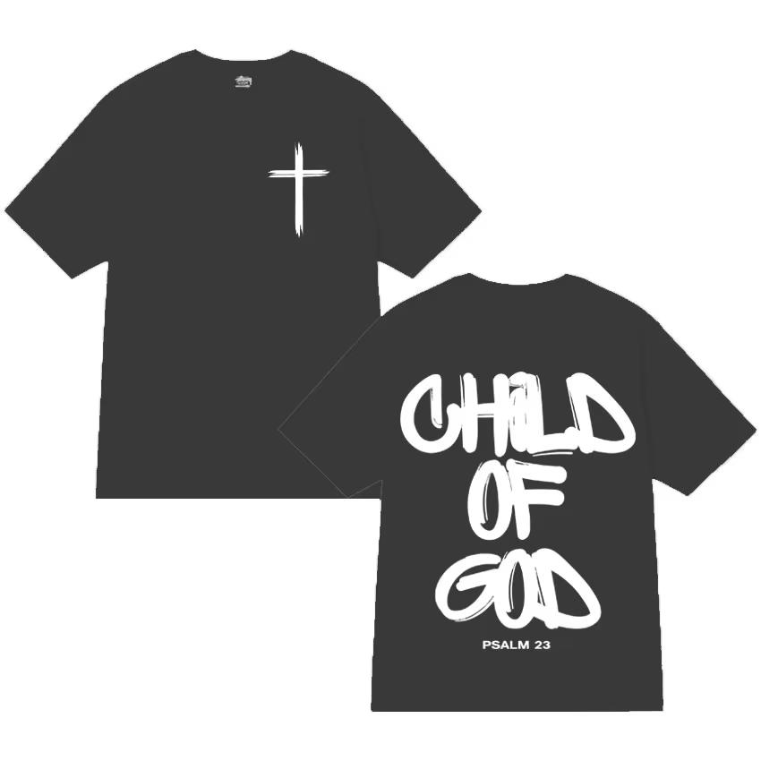 2026 Summer New Edition Bible Christian Doctrine Jesus Pattern Unisex Tshirt Loose Casual Style Street Retro Trend Versatile