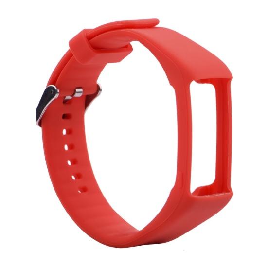 22mm Replacement Silicone Adjustable Wrist Strap Watchband for Polar A360 A370