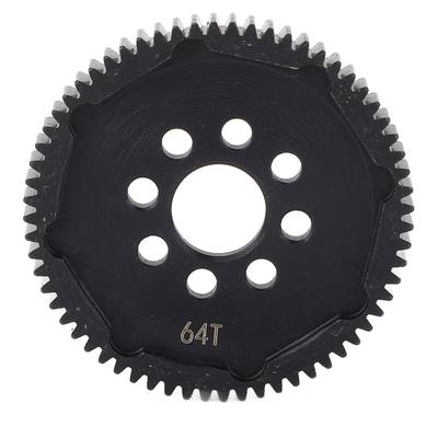 51356 Gear Metal Steel 64 Teeth Large Gear RC Model Replacement Parts for TT02 TT02D TB‑03