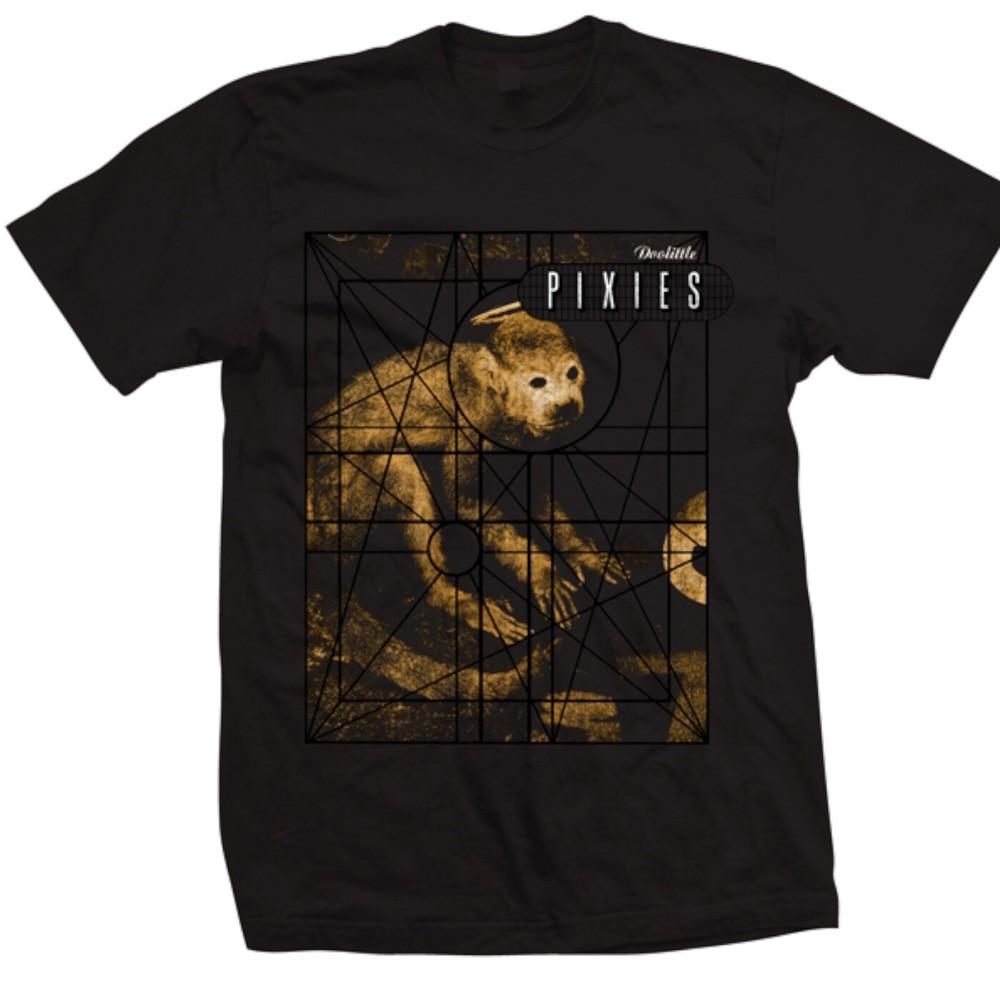 Pixies Doolittle Album TShirt Pixies Monkey Grid New M