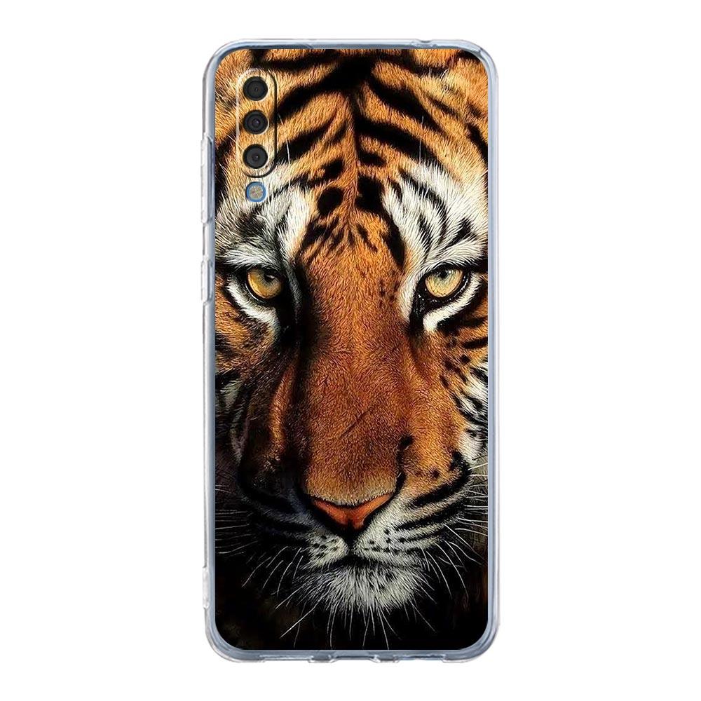 Phone Case For Samsung A16 A14 A12 A22 A32 5G A34 A42 A52 A54 A50 A70 A40 A20E A10S A20S A04S A06 Cover Tigre Wolf Lion Animal
