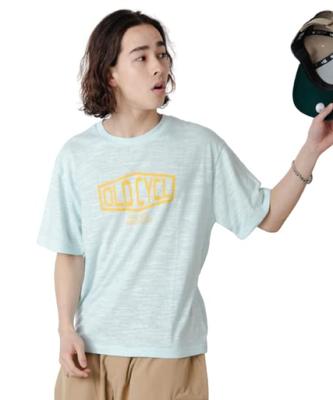 WEGO Vintage Logo Short Summer Vintage Size Sax Men's T-Shirt, Sleeve, Clothing, Logo, Clothing, Spring, Summer, Autumn, Winter, L,
