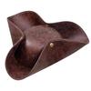 Faux Leater Pirate Hat Tricorn Pirate Hat for Men Women Halloween Costume Accessories Party Supply