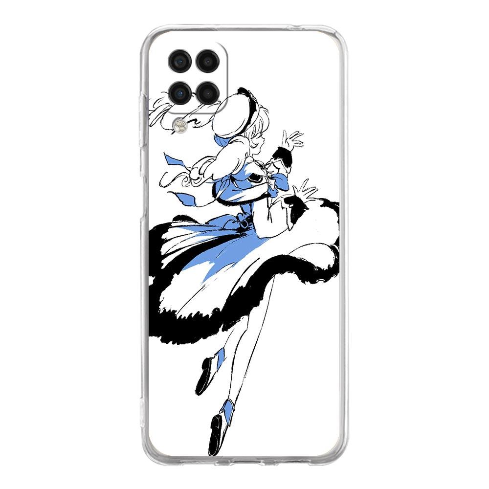 Genshin Impact Black and White Phone Case For Samsung A51 A71 A21S A12 A11 A31 A41 A01 A03S A13 A33 A73 A53 A52 A32 5G A23 Cover
