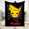 Pikachu Power Artwork Blanket Warmthful Decor Suitable for Bedding Sofa Chair for All Seasons Modern Perfect Gift for Relatives and Friends