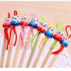 5Pcs Handmade Bamboo Oriental Doll Clean Ear Pick Wax Remover Cleaner Care Tool