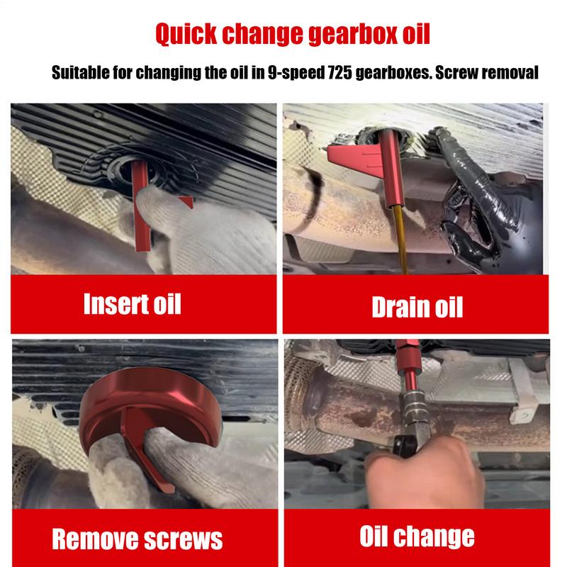 For Benz Metal Transmission Oil Filling Tool Metal Oil Draining Tool Transmission Fluid Refilling Equipment With Case For Car