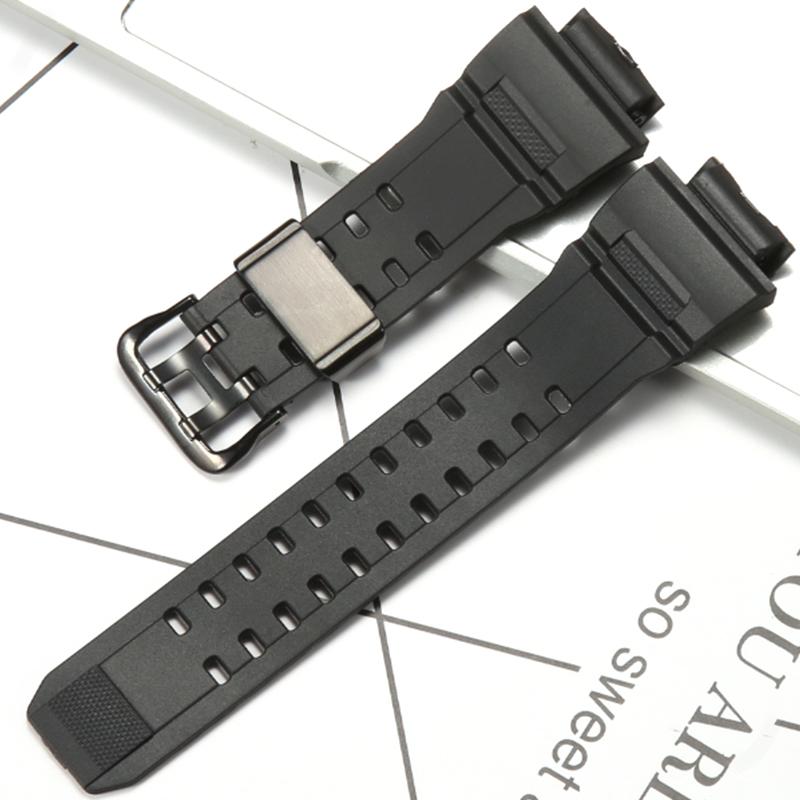 Black Resin Strap For Casio G-SHOCK RANGEMAN GW-9400 GW-9300 Watch Band TPU Men Band Sport Waterproof Bracelet Watch Accessories