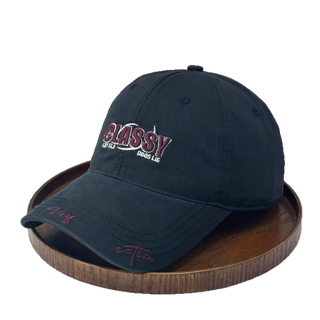 Fashion Hat New Light Color English Alphabet Soft Top Cap Brim Embroidery Versatile Casual Japanese Baseball Cap Spring Summer